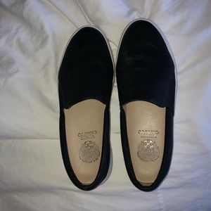 Vince Camuto black platform shoes